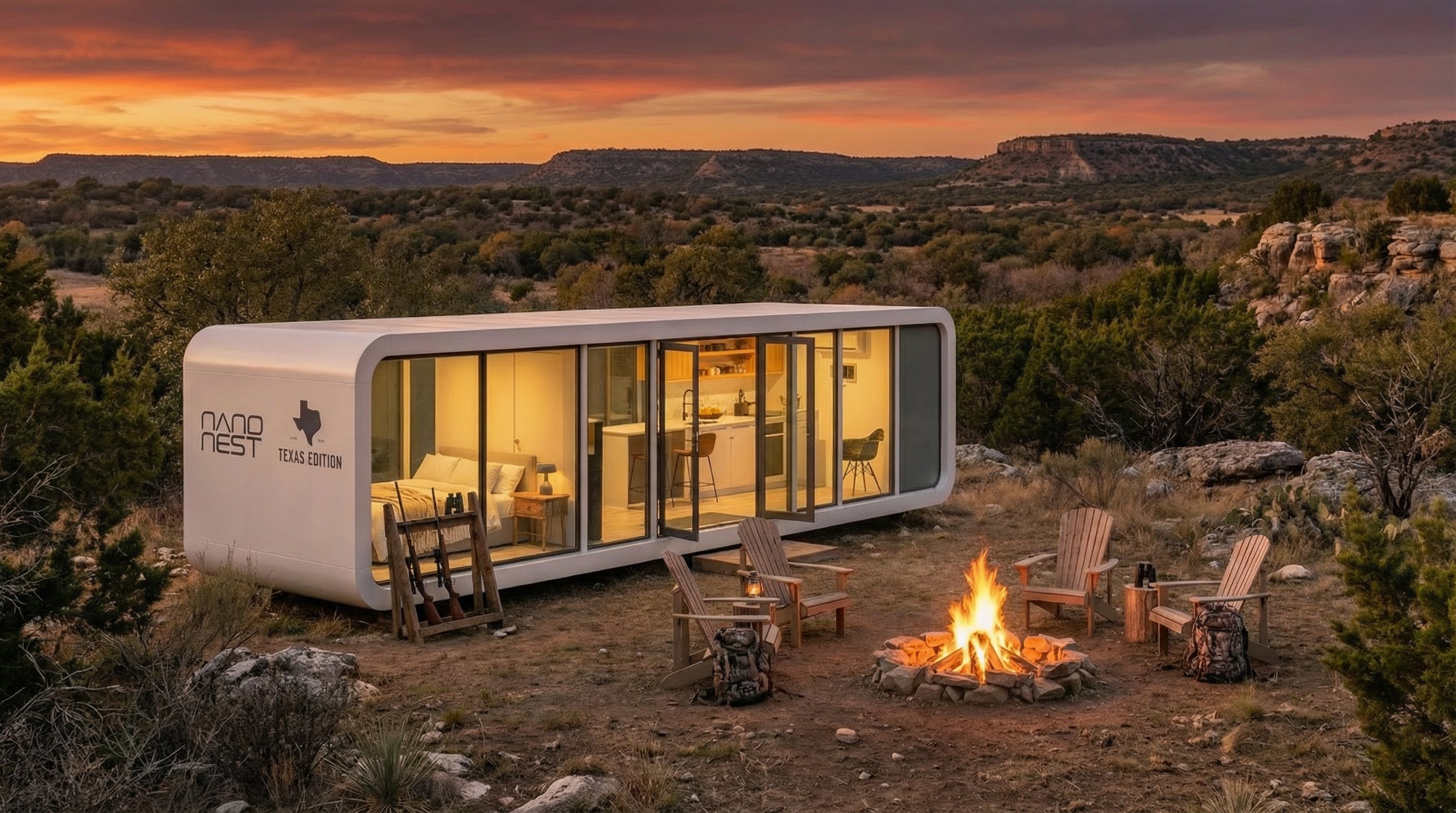 Texas Small Module Nanonest Texas | Modular Cabins & Prefab Tiny Homes | Austin, TX — From ...